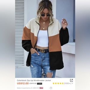 SHEIN light jacket size medium